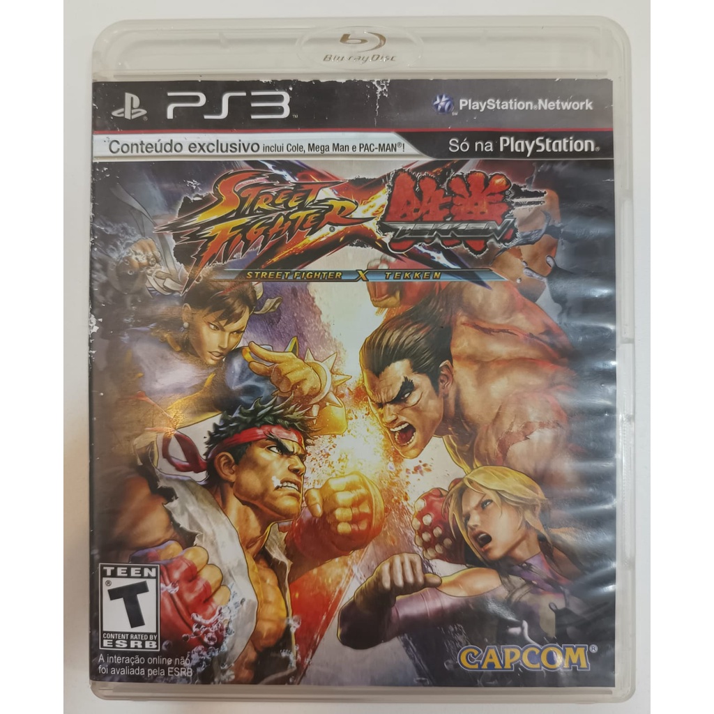 Street Fighter x Tekken Ps3 Mídia Física Semi Novo