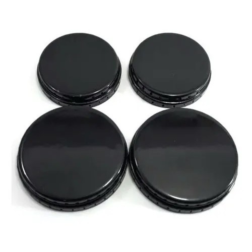 Kit com 4 Espalhadores Tampinhas Queimador do Fogão Esmaltec Veneza / Ágata / Caribe / Munique / Bali
