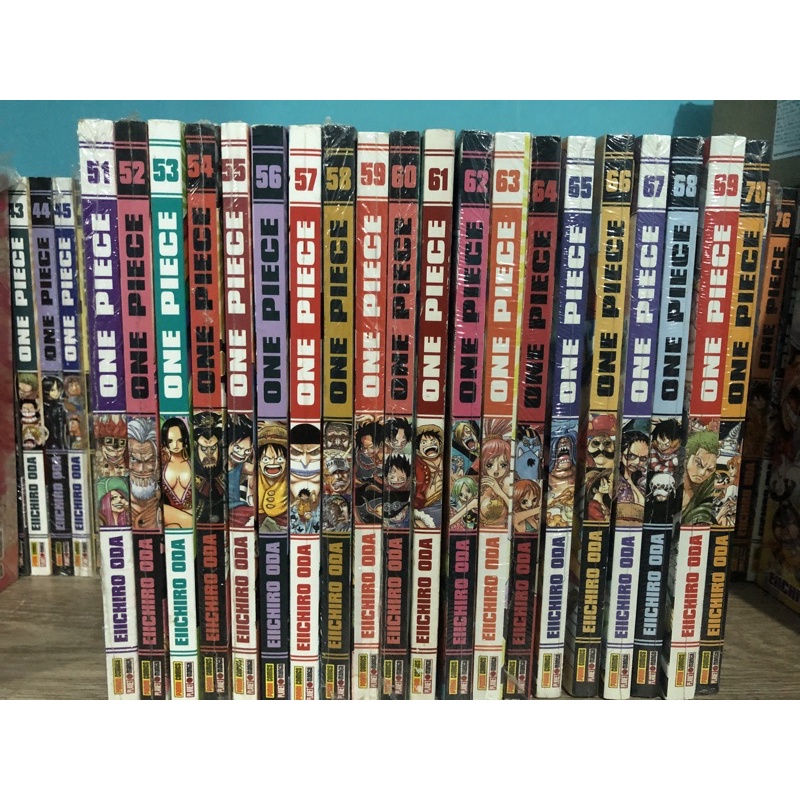 Mangas One Piece Volumes 51 52 53 54 55 56 57 58 59 60 61 62 63 64 65 66 67 68 69 E 70 Shopee Brasil