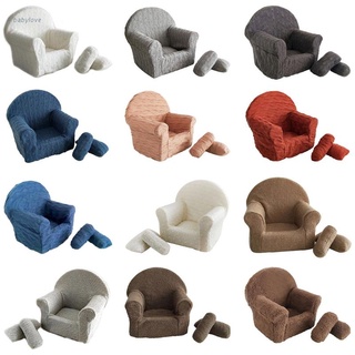 lucky* 3 Pcs/set Newborn Baby Posing Mini Sofa Arm Chair Pillow Infant Photography