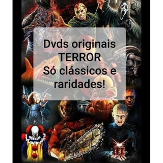 Dvds originais de Terror - Clássicos - Raros - dublado e legendado Fora de catálogo!