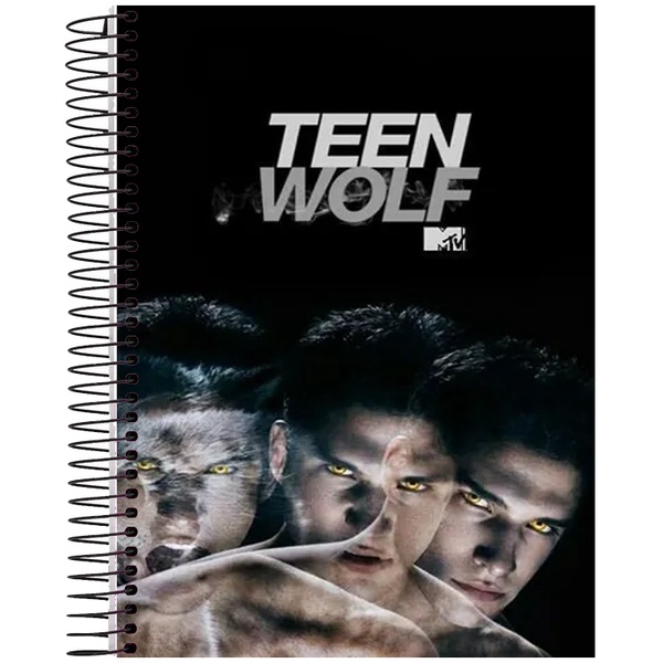 Caderno de 10 Matérias com 200 Folhas Teen Wolf