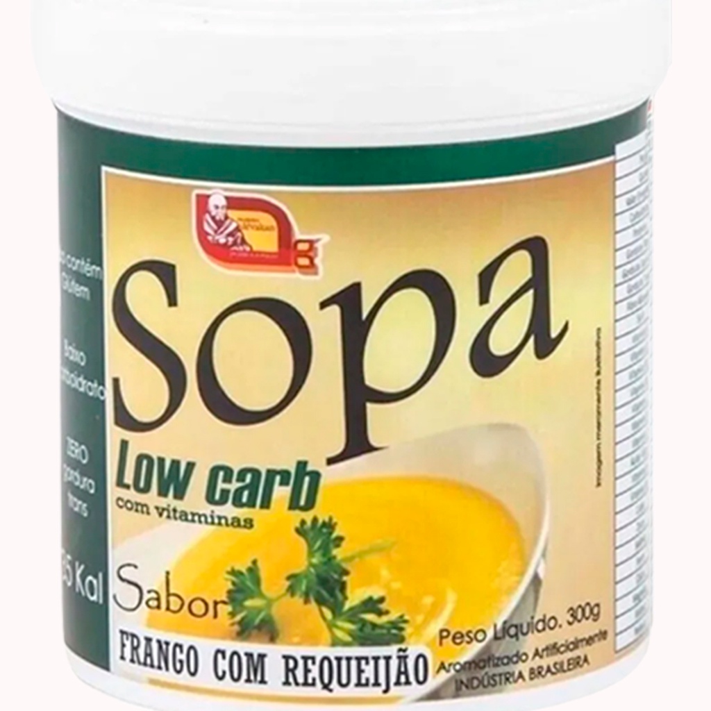 Sopa Low Carb Com Vitaminas Sabor Frango Com Requeijão em Oferta na Shopee