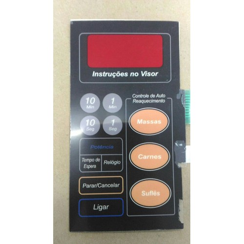 Membrana Teclado Forno Microondas Panasonic Nn5556 Bh / Bk NN 5556