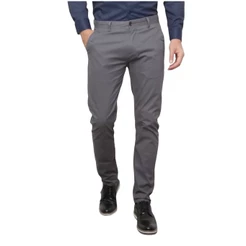 Calça de Sarja Masculina Slim - Elastano