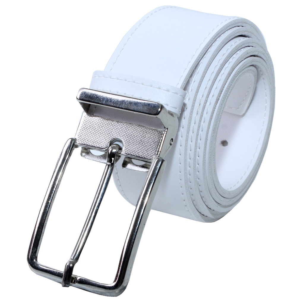 Cinto Social Branco Dupla Face Masculino Com Regulagem