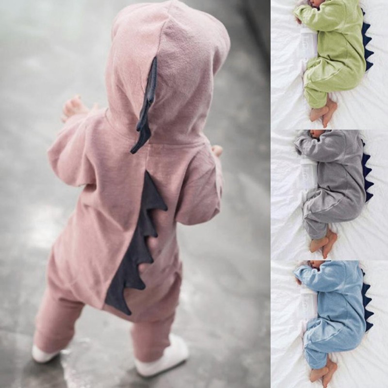 roupa de bebe de dinossauro