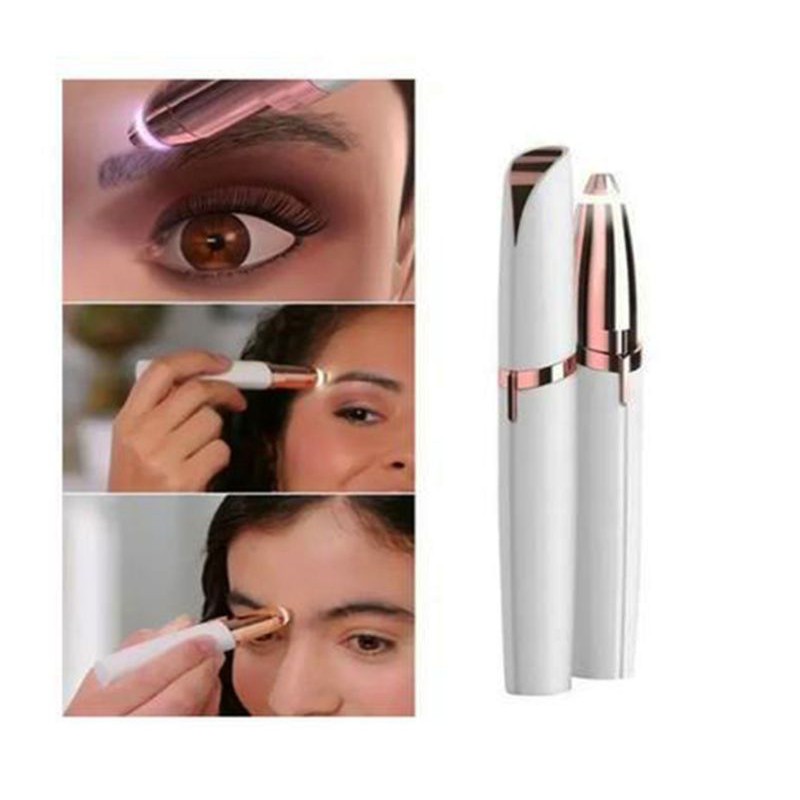 HYQ1204 Caneta USB Aparador para Sobrancelha Portátil Tira Pelos do Rosto Elétrico em Oferta na Shopee