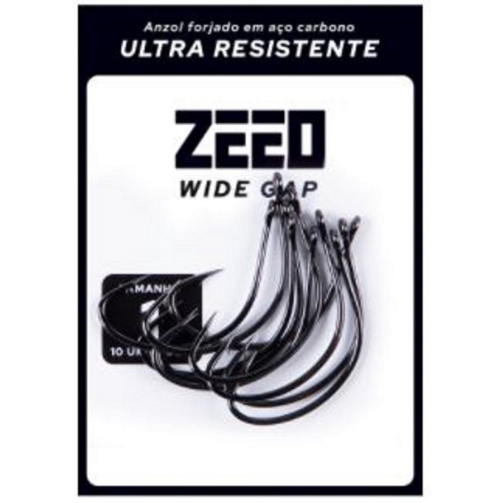Anzol Zeeo Wide Gap - Escolha o Tamanho