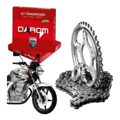 Kit Relação Transmissão Darom Cbx 250 Twister 01-08 Aço 1045