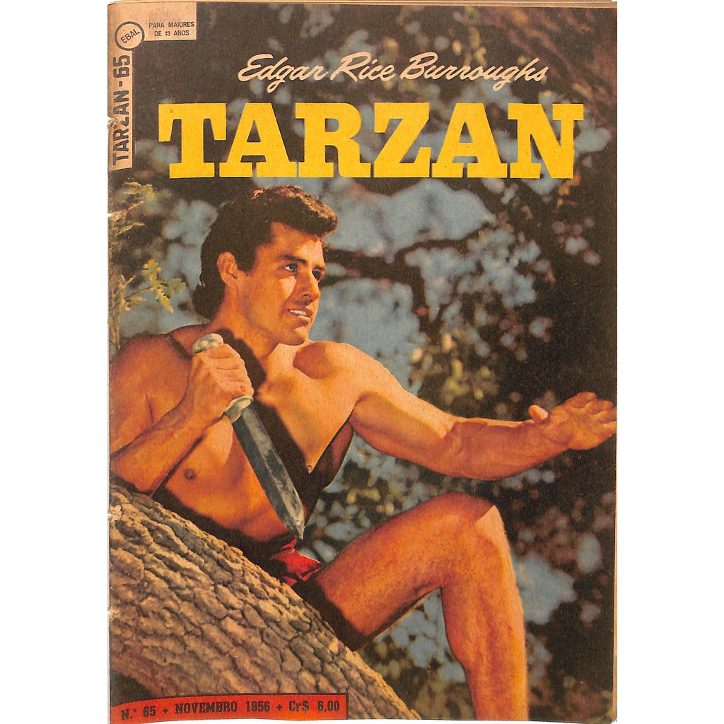 Edgar Rice Burroughs - Tarzan - Nº 65 - Nov 1956 - Ebal - Hq