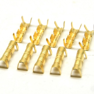 50pçs/100pçs/200pçs Conectores Em Formato De U 453 Para Guia De Terminal Frio Insere De Bronze Pequenos Dentes Fascia 0.3-1.5mm2 em Oferta na Shopee
