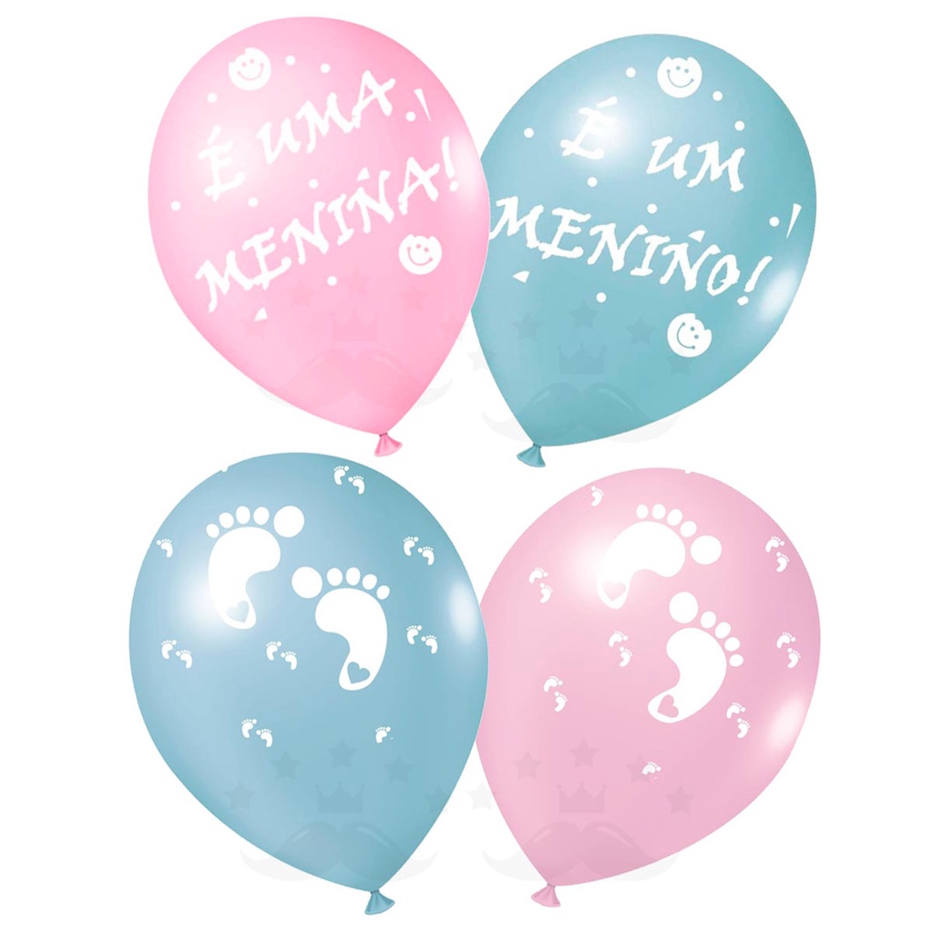 Bexigas Azul e Rosa para Chá Revelação: Onde Comprar | BuscaProdutos