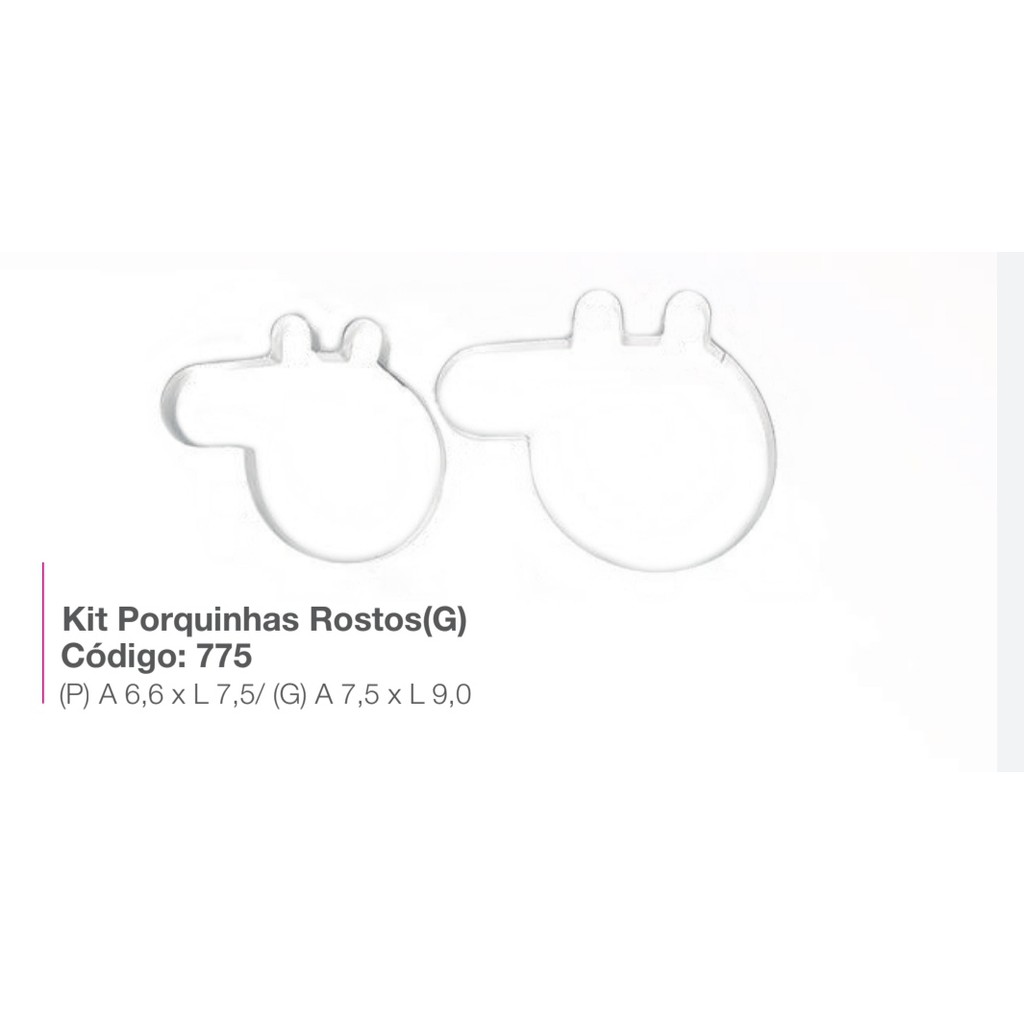 CORTADOR PASTA AMERICANA PORQUINHA ROSTO GRANDE Shopee Brasil