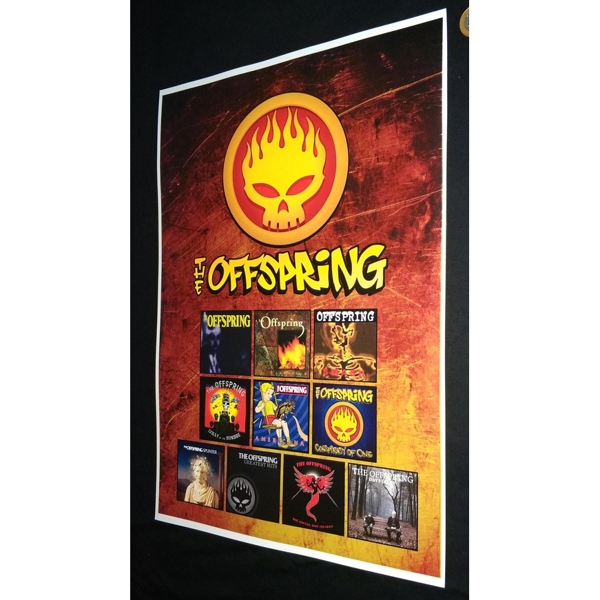 THE OFFSPRING banda poster cartaz Punk rock Ignition Smash Ixnay Americana cd vinil