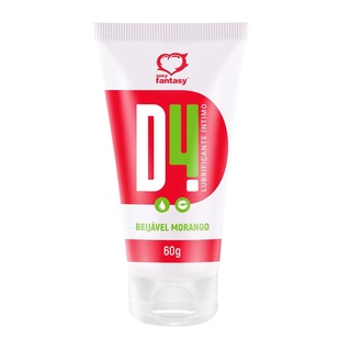D4 Lubrificante Beijável Morango 60g Sexy Fantasy sex shop