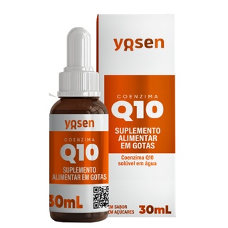 Coenzima Q10 Suplemento Alimentar Em Gotas 30ml - Yosen