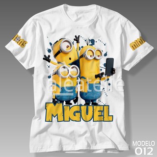 Camiseta Minions Kevin Stuart Bob Tshirt Personalizada