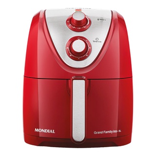 Fritadeira Elétrica Air Fryer 5L Mondial AFN50RI Vermelha 127V