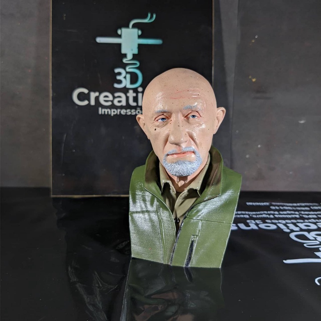Busto Mike Ehrmantraut  - Breaking Bad