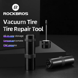 ROCKBROS Ferramenta Sem Câmara De Reparo De Pneus A Vácuo CNC Alumiunm Alloy Multitool Ferramentas Para Bicicletas