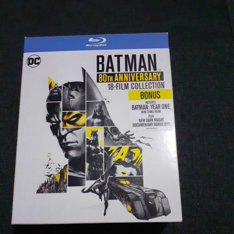 BOX IMPORTADO BLU-RAY BATMAN 80TH ANNIVERSARY 18-FILM COLLECTION | Shopee  Brasil