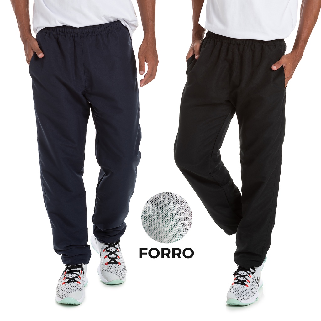 Calça tactel hot sale com forro