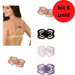 Kit 5 Clips para Sutiã Esconde e Junta as Alças Plug Realça os Seios discreto 5 unidades Unificador em Oferta na Shopee