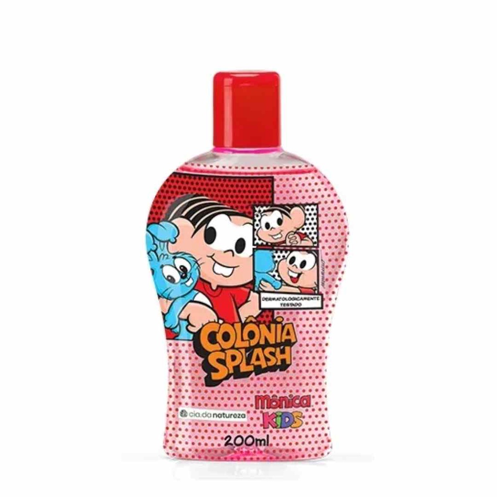 Deo Colônia Infantil Turma Da Mônica Splash Mônica 200ml