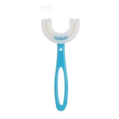 Escova De Dentes Macia Infantil 360° Silicone Em Forma De U para autistas e gengivas delicadas síndrome de down e paralisia