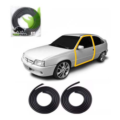 Par De Borrachas Porta Lateral Kadet Ipanema Meriva Aba Estr