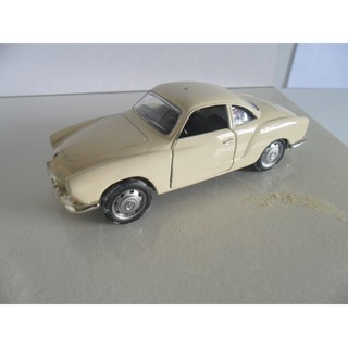 Karmann-ghia  Miniaturas Carros clássicos nacionais brasil coleção 1  jornal extra miniatura  - Miniatura