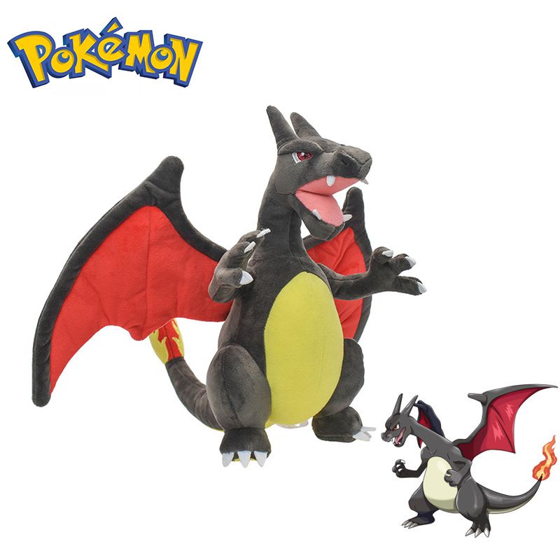 New 24cm Pokemon Shiny Charizard Cartoon Plush Toy Soft Stuffed Doll Gift For Children Shopee Brasil