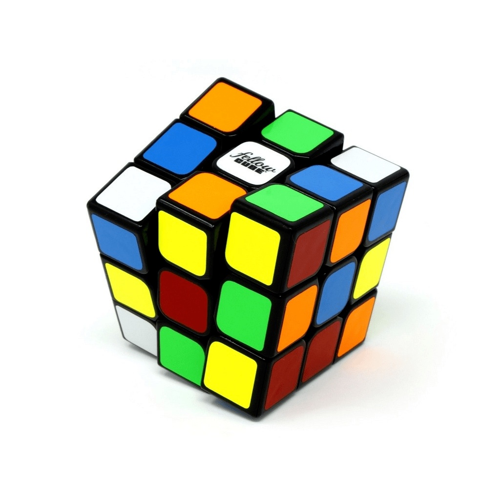 Cubo Mágico 3x3 Fellow Cube Classic Cuber Brasil Lubrificado e Regulado