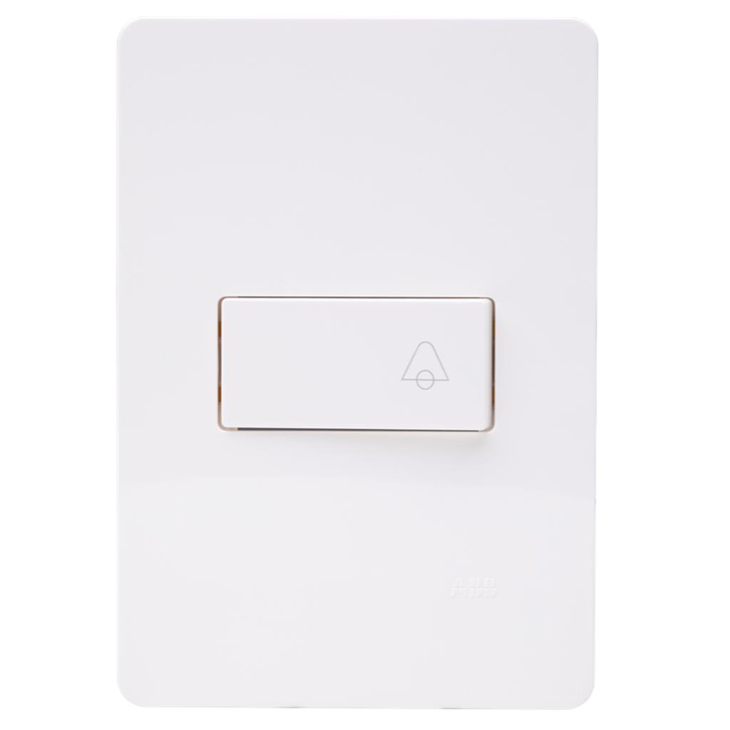 Conjunto 1 Interruptor Pulsador Campainha Horizontal 10A ABB em Oferta na Shopee