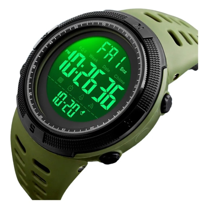 Relógio Digital Esportivo Prova D'água Skmei 1251 Verde PRODUTO ORIGINAL