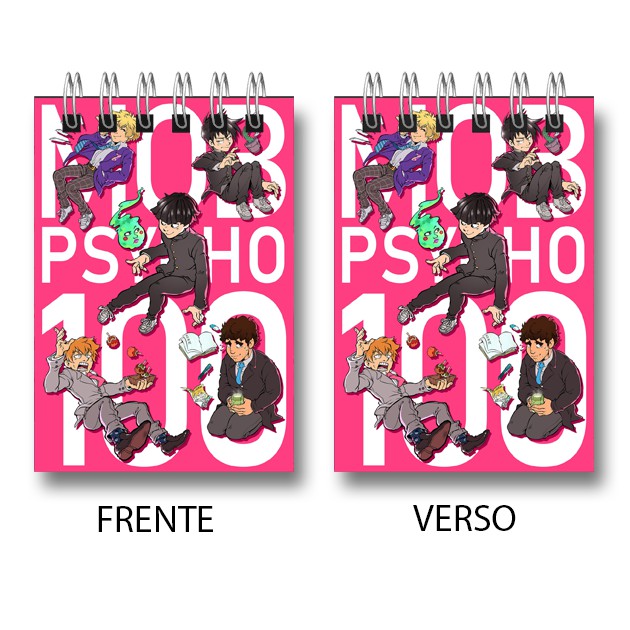 Bloco de Notas Anime MOB PSYCHO 100