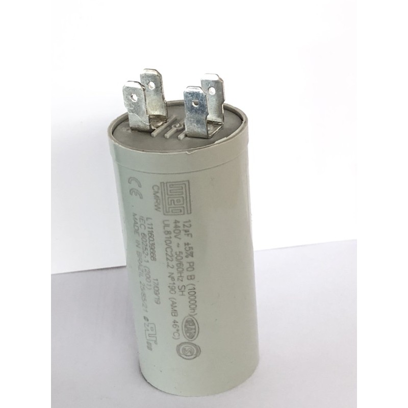 Capacitor 12uf 450vac Centrifuga Britania Original