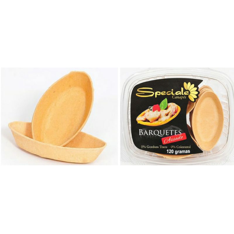 Barquete Assada, Petisco Canapés 120g