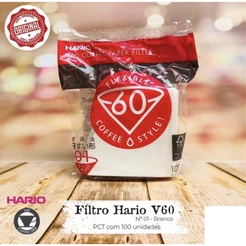 200 Filtro Hario V60 Branco Tamanho 01//