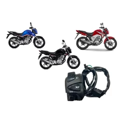 Punho de Luz Buzina Seta Moto Cg Titan 150 2014 2015 Fan Titan 160 TM0146