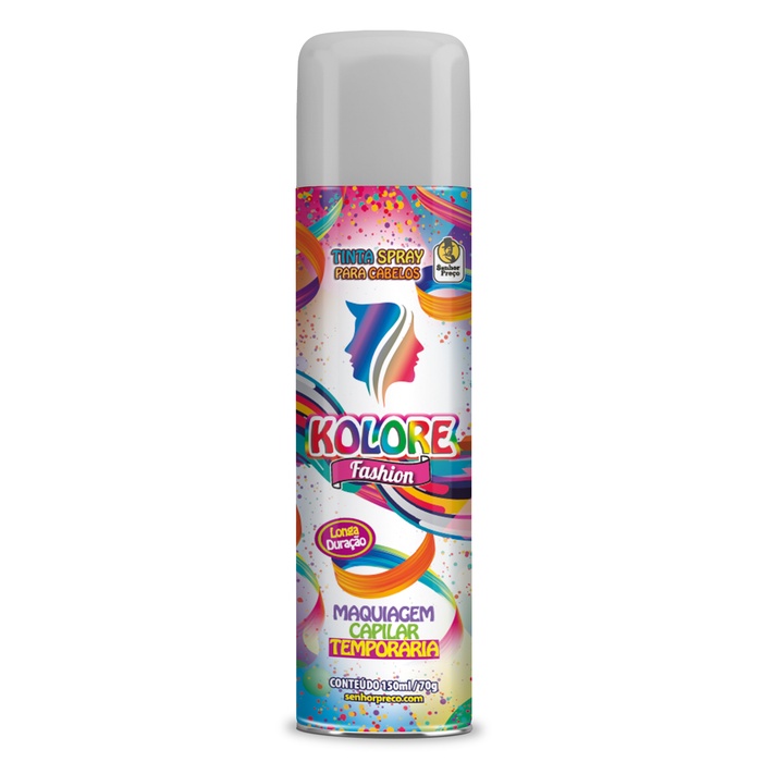 KIT C/12 TINTA KOLORE FASHION  PRATA 150ml -R$ 16,99- ATACADO
