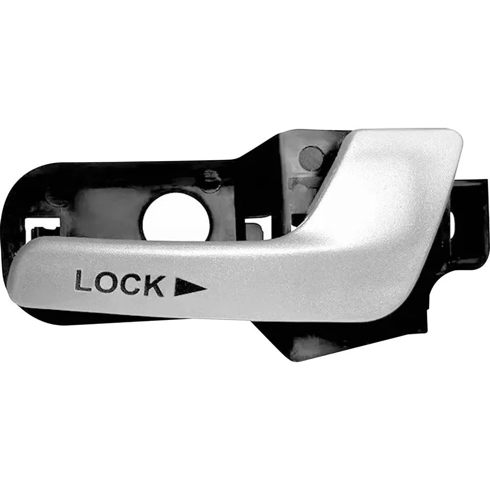 Maçaneta Interna Porta Fiat Palio/siena/strada 2004 / 2018 Prata Traseiro Lado Direito em Oferta na Shopee