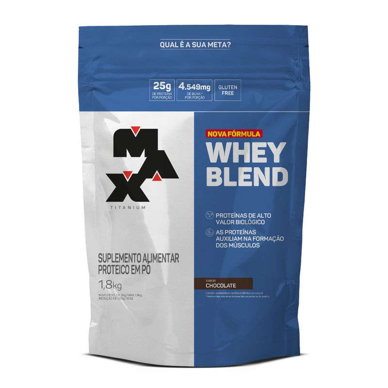 Max Titanium Whey Blend Refil 1,8kg