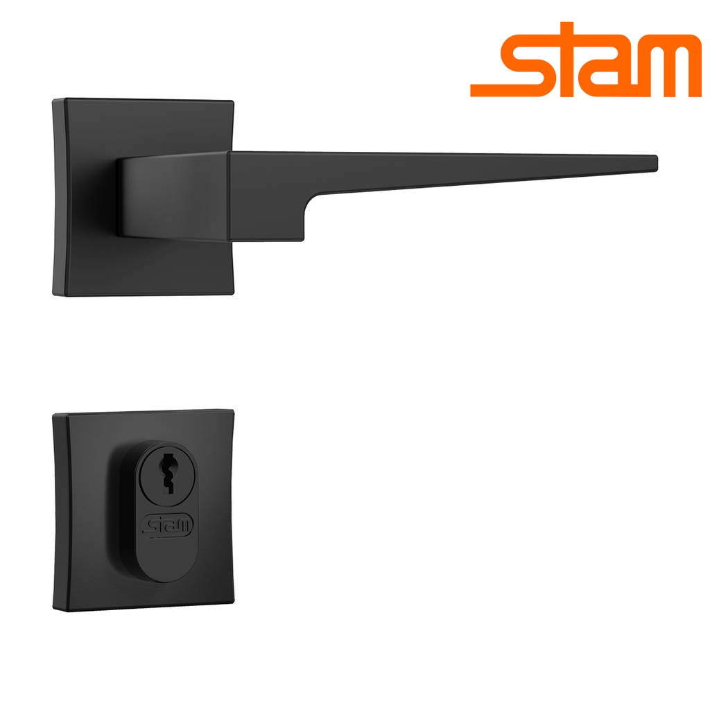 Fechadura Externa Stam Classic Black Preta Shopee Brasil