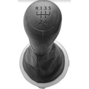 Manopla Bola + Coifa Câmbio Gol Voyage Parati G5 Fox Preta