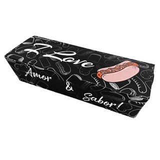 50 Caixa Embalagem Hot Dog Cachorro Quente Delivery 20cm em Oferta na Shopee