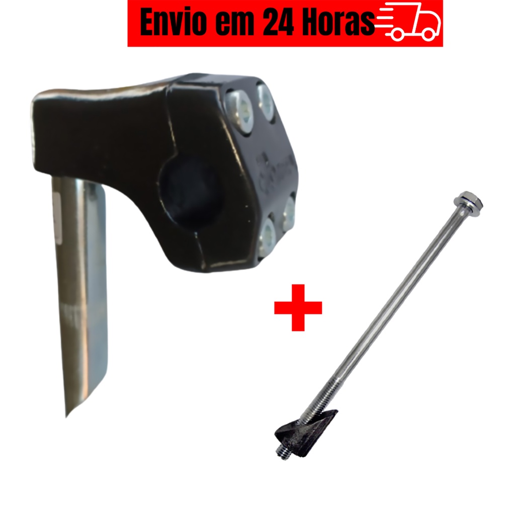 Mesa Suporte De Guidão Frontal Bicicleta Bmx Cross Freestyle Bike + Parafuso Expander Caneta Cross 21.1mm