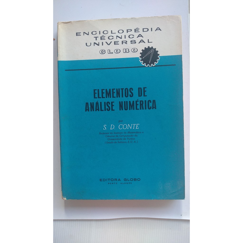 Livro - Elementos de Análise Numérica - S D Conte