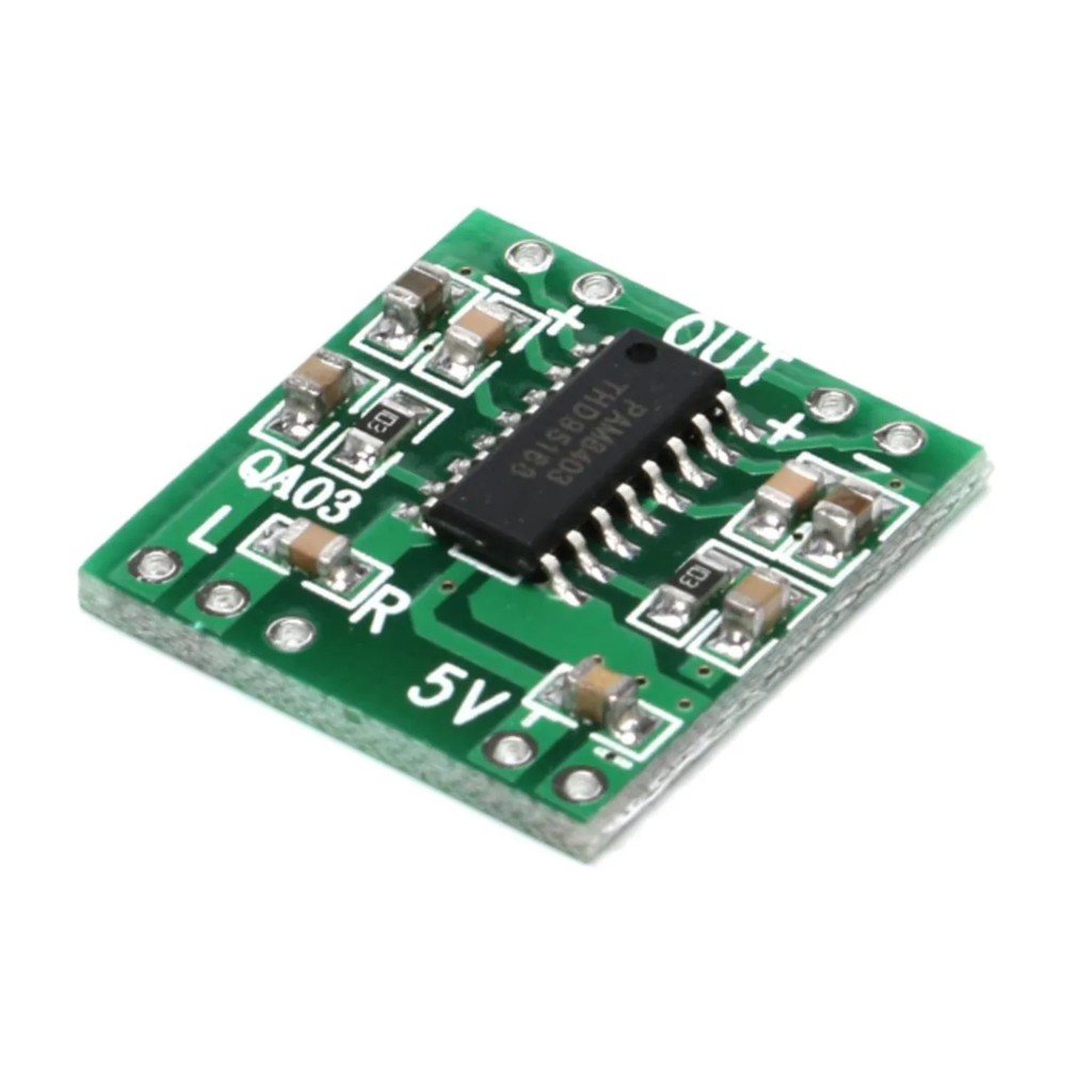 Pam8403 Amplificador Mini Digital 2x 3w Rms 5v Power Stereo